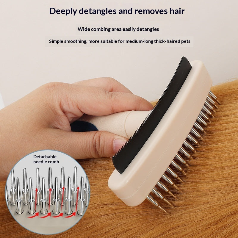 The Ultimate Pet Grooming Brush for Loose Hair and Fur Detangling